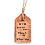 LOTR Leather Bookmark