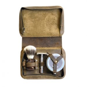 Leather Toiletry Set
