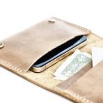 distressed leather iphone case