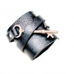 Steampunk Leather Cuff