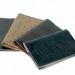 Leather Mens Simple Fold Wallet Card Holder
