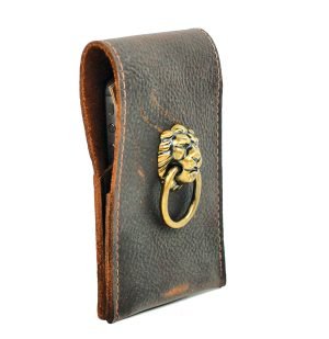 Antique Hardware Leather Wallet